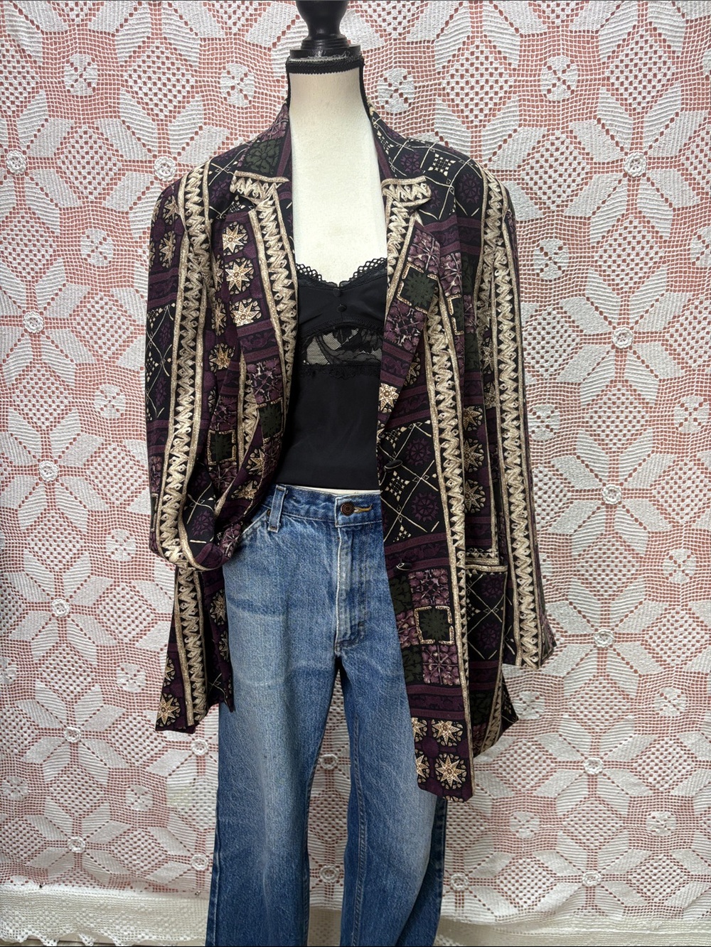 Vintage D’Oraz for Eatons Long Blazer
